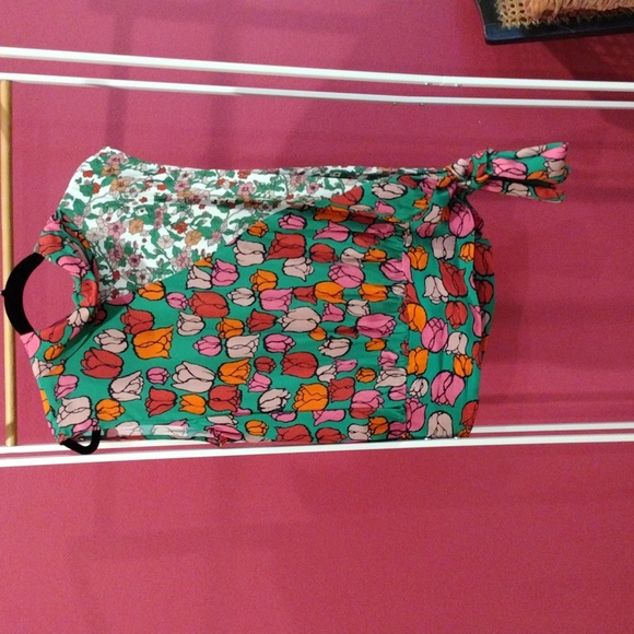 Finery London Farrance Mixed Floral Tie Side Top. EUC. size UK 16 - Picture 4 of 7